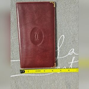 Vintage Cartier checkbook wallet